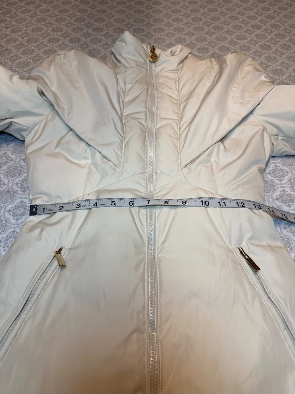 Elisabetta Franchi icy duck down puffer jacket Size 38